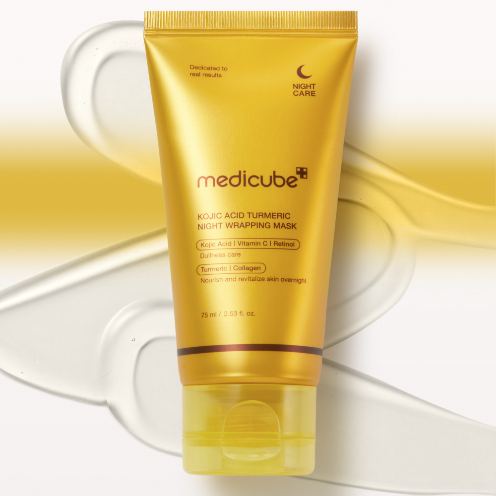 MEDICUBE Kojic Acid Turmeric Night Wrapping Mask 75ml - Нічна маска з койєвою кислотою та куркумою - фото №4 MEDICUBE Kojic Acid Turmeric Night Wrapping Mask 75ml - Нічна маска з койєвою кислотою та куркумою - фото №4